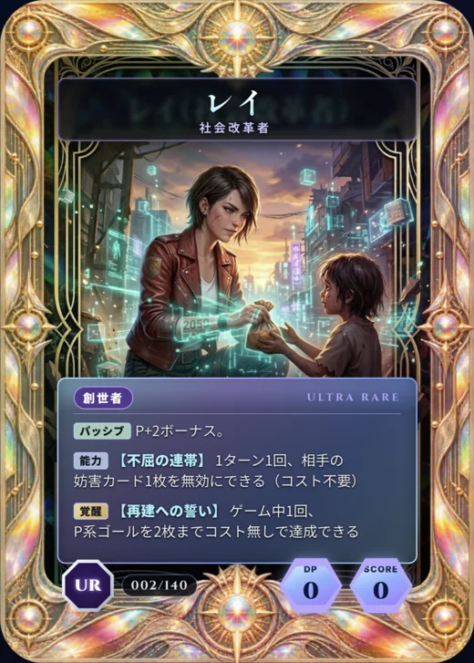 SDGsカードゲーム「覇国創世」のカード